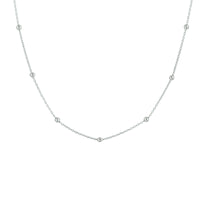 vDam Ketting Bolletjes 2,0 Mm 40 + 4 Cm Zilver Gerhodineerd 1330906