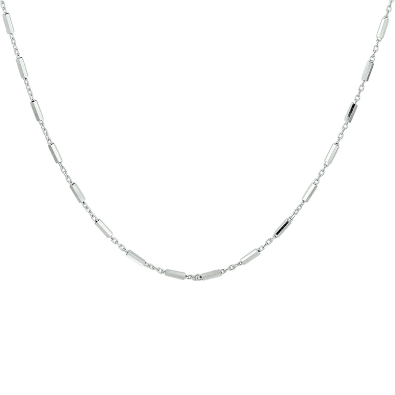 vDam Ketting Buisjes 1,4 Mm Zilver Gerhodineerd 1332635