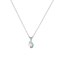 vDam Ketting Eenhoorn 36 + 4 Cm Zilver Gerhodineerd 1337259