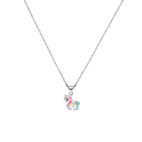 vDam Ketting Eenhoorn 36 + 4 Cm Zilver Gerhodineerd 1337260