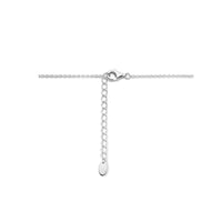 vDam Ketting Gehamerd 42cm + 4 Cm Zilver Gerhodineerd 1336590  42cm