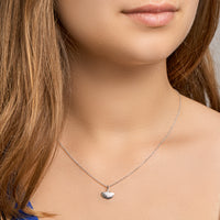 vDam Ketting Ginkgo Blad 41cm + 5 Cm Zilver Gerhodineerd 1329774  41cm