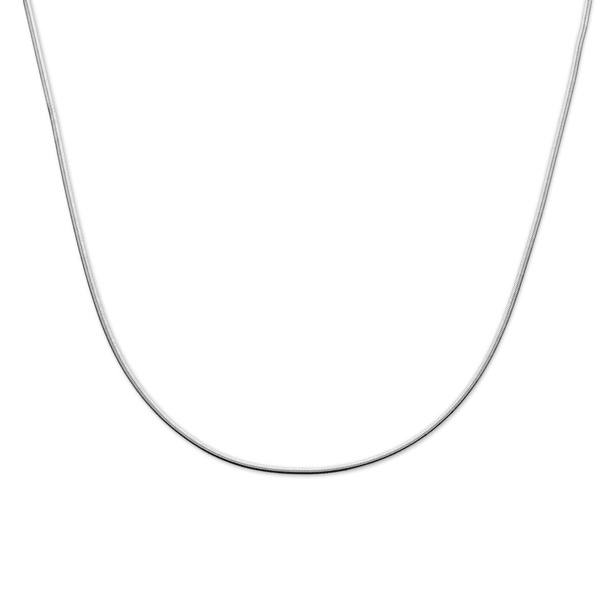 vDam Ketting Gourmette 2 Mm 40 + 4 Cm Zilver Gerhodineerd 1341608
