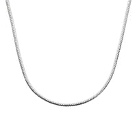 vDam Ketting Gourmette 4 Mm 40 + 4 Cm Zilver Gerhodineerd 1341606