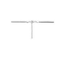 vDam Ketting Gourmette 4 Mm 40cm + 4 Cm Zilver Gerhodineerd 1341610  40cm