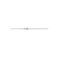 vDam Ketting Gourmette 4-zijdes Geslepen 1,1 Mm Zilver Gerhodineerd 1333555  42cm