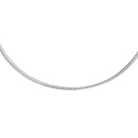 vDam Ketting Gourmette 4-zijdes Geslepen 1,1 Mm Zilver Gerhodineerd 1333556
