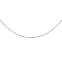 vDam Ketting Gourmette 4-zijdes Geslepen 1,2 Mm 41cm + 4 Cm Zilver Gerhodineerd 1329065  41cm
