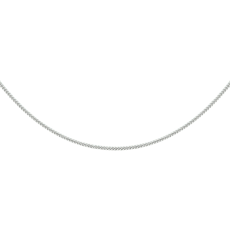 vDam Ketting Gourmette 4-zijdes Geslepen 1,2 Mm Zilver Gerhodineerd 1326292