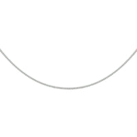 vDam Ketting Gourmette 4-zijdes Geslepen 1,2 Mm Zilver Gerhodineerd 1326293  45cm
