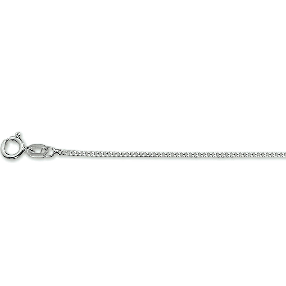 vDam Ketting Gourmette 4-zijdes Geslepen 1,2 Mm Zilver Gerhodineerd 1326293