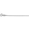 vDam Ketting Gourmette 4-zijdes Geslepen 1,2 Mm Zilver Gerhodineerd 1326294