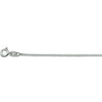 vDam Ketting Gourmette 4-zijdes Geslepen 1,2 Mm Zilver Gerhodineerd 1326294