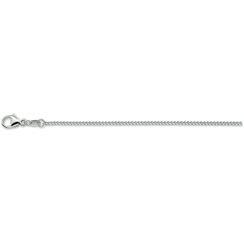 vDam Ketting Gourmette 4-zijdes Geslepen 1,4 Mm Zilver Gerhodineerd 1338202