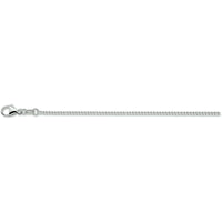 vDam Ketting Gourmette 4-zijdes Geslepen 1,6 Mm 41 + 4 Cm Zilver Gerhodineerd 1329067  45cm