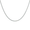 vDam Ketting Gourmette 4-zijdes Geslepen 1,8 Mm Zilver Gerhodineerd 1330046  80cm