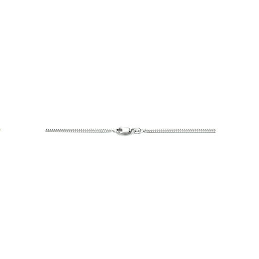 vDam Ketting Gourmette 4-zijdes Geslepen 2,4 Mm Zilver Gerhodineerd 1333558  50cm