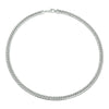 vDam Ketting Gourmette 4-zijdes Geslepen 6,0 Mm 45cm Cm Zilver Gerhodineerd 1329314  45cm