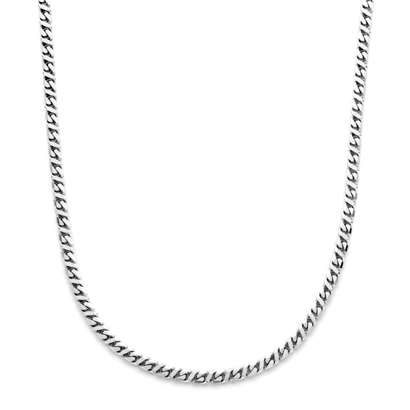 vDam Ketting Gourmette 5,2 Mm Zilver Gerhodineerd 1341793