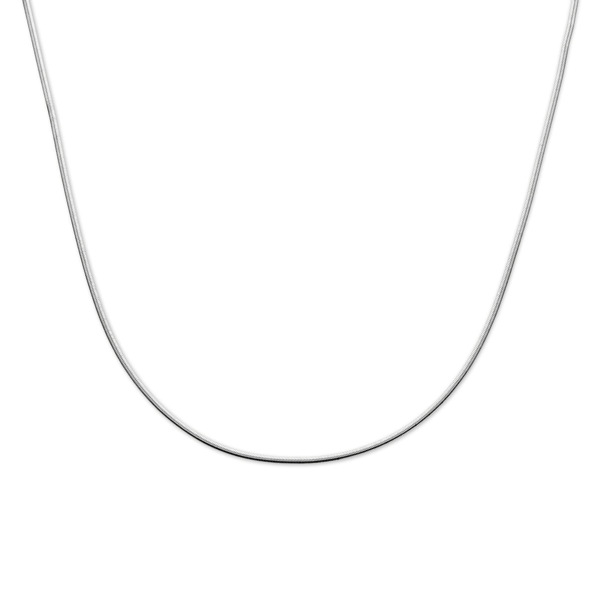 vDam Ketting Gourmette 5 Mm 40cm + 4 Cm Zilver Gerhodineerd 1341607  40cm