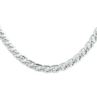 vDam Ketting Gourmette 6,6 Mm Zilver Gerhodineerd 1330182