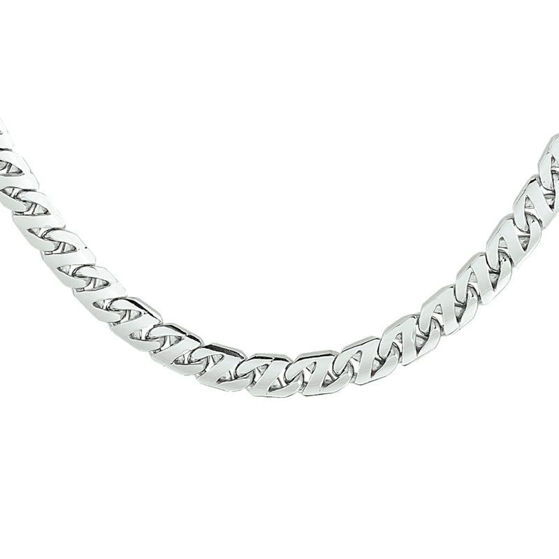 vDam Ketting Gourmette 6,6 Mm Zilver Gerhodineerd 1330506