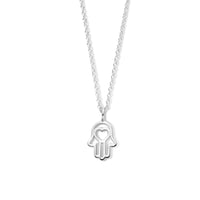 vDam Ketting Handje Van Fatima 41 + 4 Cm Zilver Gerhodineerd 1336502
