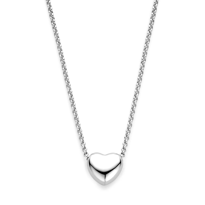 vDam Ketting Hart 1,5 Mm 40 + 5 Cm Zilver Gerhodineerd 1338361