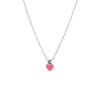vDam Ketting Hart 36 - 38 Cm Zilver Gerhodineerd 1328669