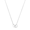 vDam Ketting Hart 40 + 5 Cm Zilver Gerhodineerd 1326172