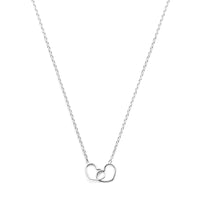 vDam Ketting Hart 40 + 5 Cm Zilver Gerhodineerd 1326172