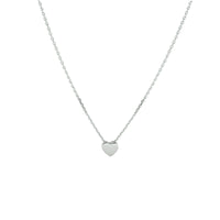 vDam Ketting Hart 41 + 4 Cm Zilver Gerhodineerd 1332360