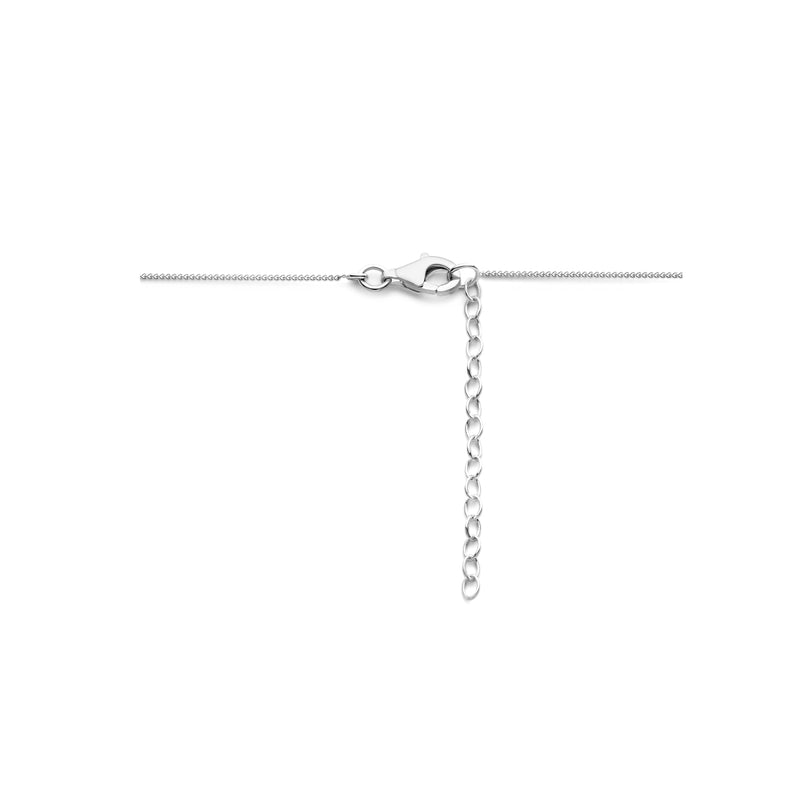 vDam Ketting Hart 41cm + 4 Cm Zilver Gerhodineerd 1334301  41cm