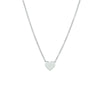 vDam Ketting Hart 41 + 5 Cm Zilver Gerhodineerd 1329556
