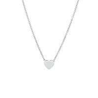 vDam Ketting Hart 41 + 5 Cm Zilver Gerhodineerd 1329556