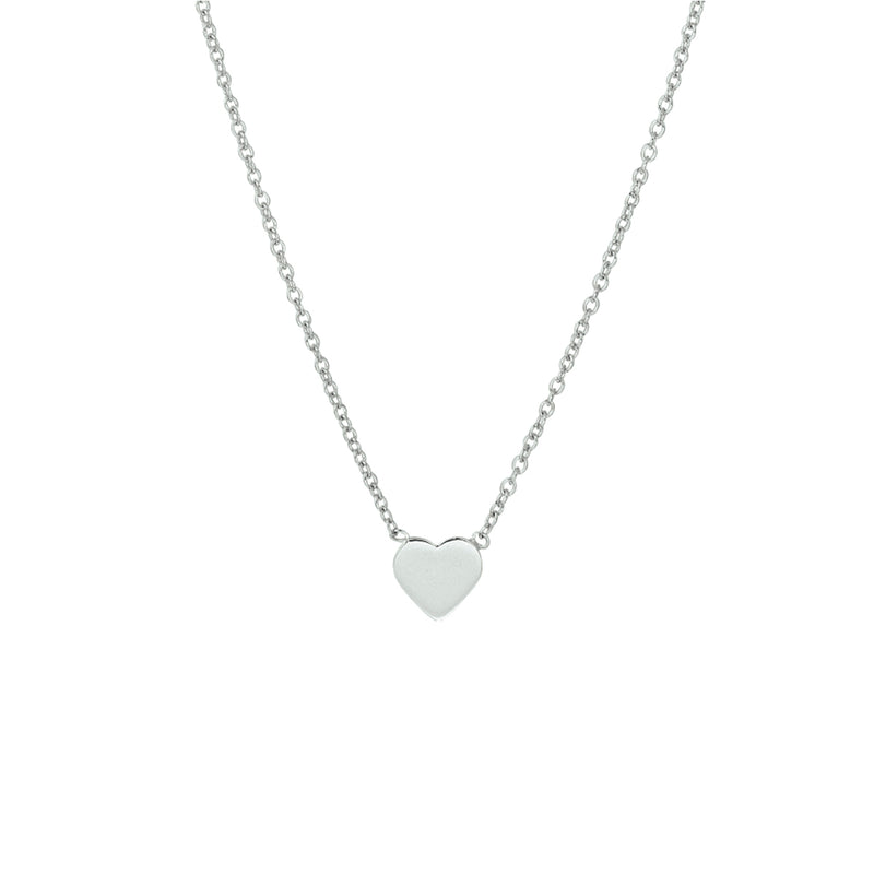 vDam Ketting Hart 41 + 5 Cm Zilver Gerhodineerd 1329556