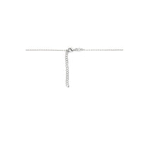 vDam Ketting Hart En Slot 41cm + 4 Cm Zilver Gerhodineerd 1338191  41cm