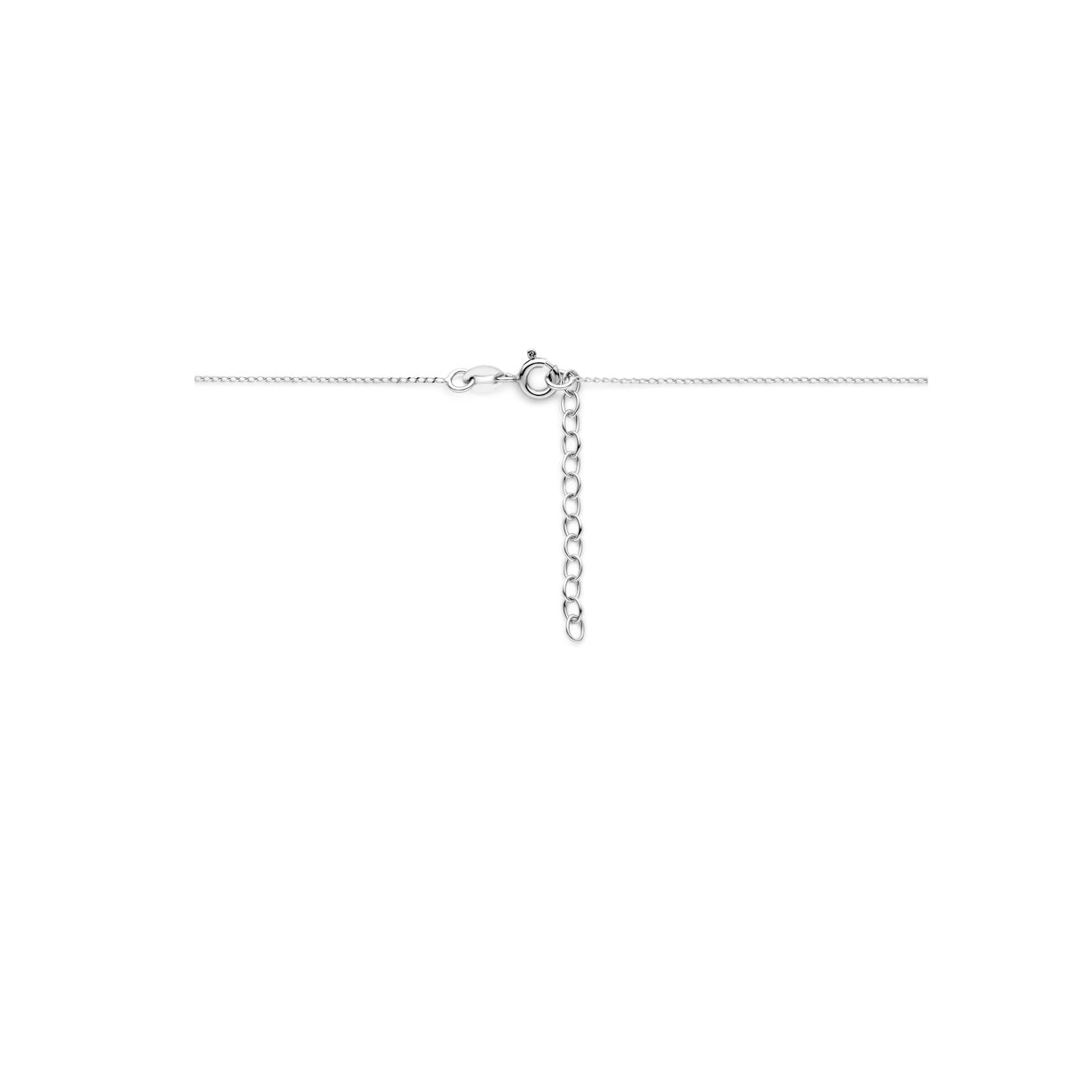 vDam Ketting Hartje 41cm + 4 Cm Zilver Gerhodineerd 1340541cm  41cm