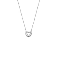 vDam Ketting Hartje 41 + 4 Cm Zilver Gerhodineerd 1341366