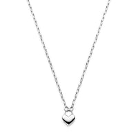 vDam Ketting Hartje 41 + 5 Cm Zilver Gerhodineerd 1339113