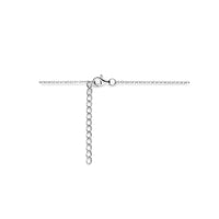vDam Ketting Hartjes 36cm + 4 Cm Zilver Gerhodineerd 1336cm853  36cm