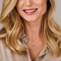 vDam Ketting Hartjes Zirkonia 42cm + 3 Cm Zilver Gerhodineerd 1337642cm  42cm