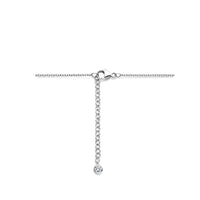 vDam Ketting Klavertje Parelmoer 36cm + 4 Cm Zilver Gerhodineerd 1337673  36cm