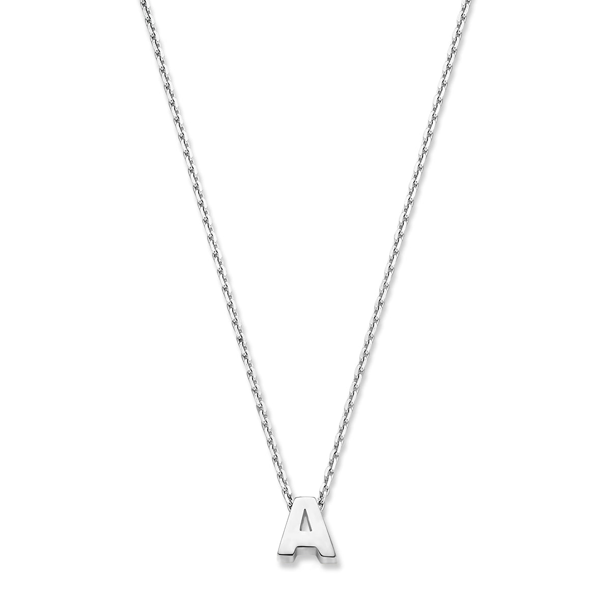 vDam Ketting Letter Zilver Gerhodineerd 1330110