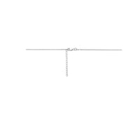 vDam Ketting Letter Zilver Gerhodineerd 1330126  41cm