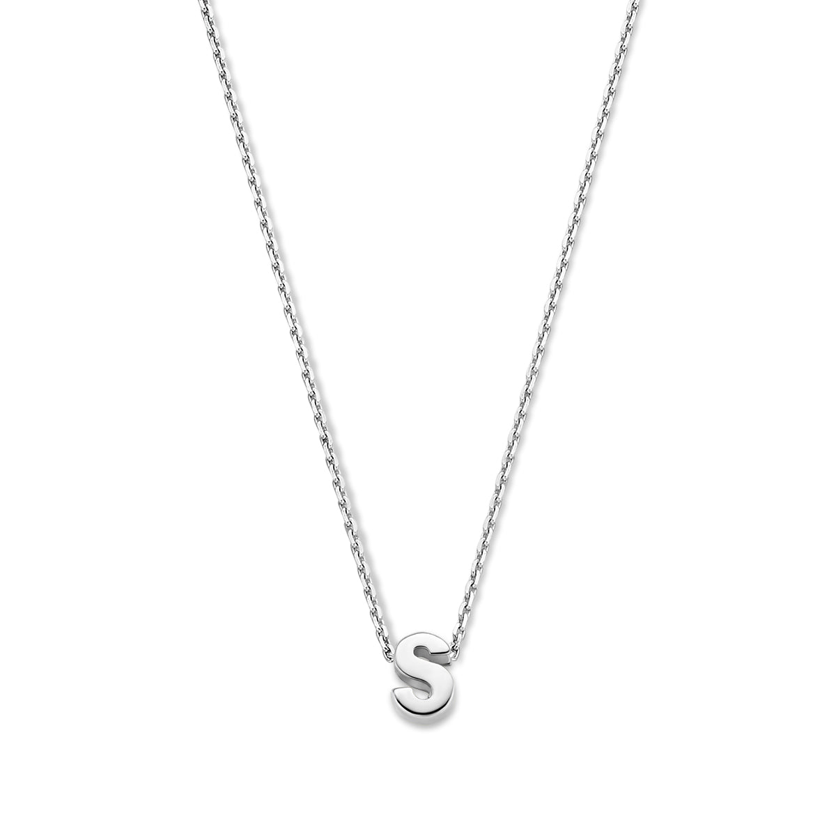 vDam Ketting Letter Zilver Gerhodineerd 1330128