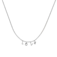vDam Ketting Love 41 + 4 Cm Zilver Gerhodineerd 1336784