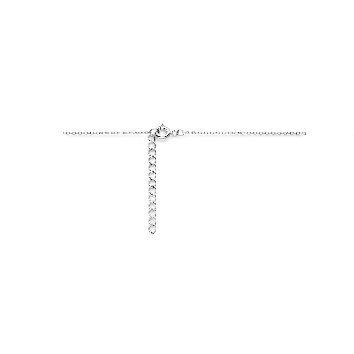 vDam Ketting Love 41cm + 4 Cm Zilver Gerhodineerd 1336784  41cm