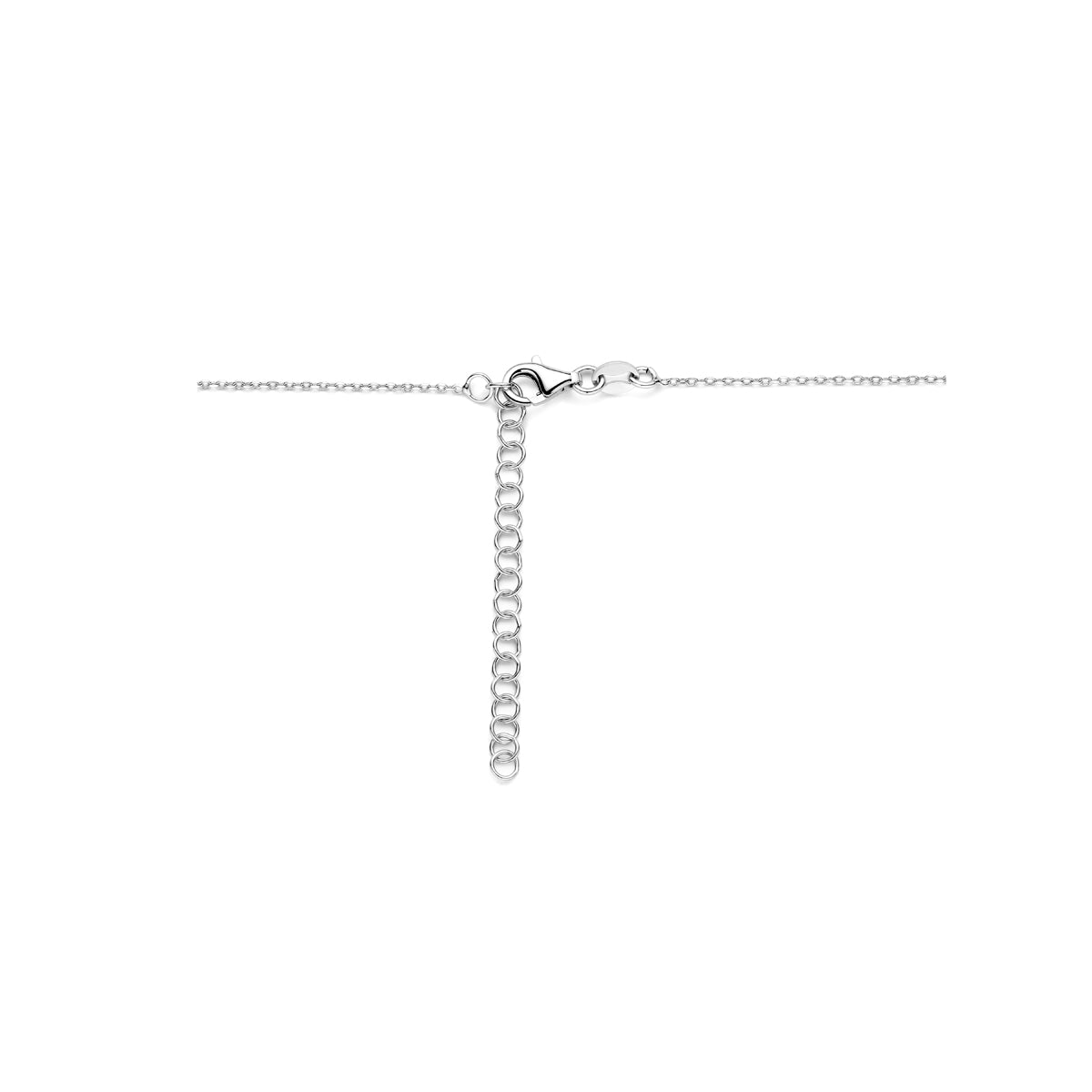 vDam Ketting Love 41cm + 5 Cm Zilver Gerhodineerd 1341cm600  41cm