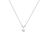 vDam Ketting Met Geboortesteen 41 + 4 Cm Zilver Gerhodineerd 1337513